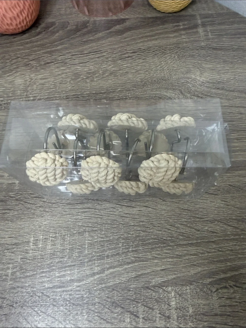 Better Homes & Gardens Nautical Beige Shower Hooks